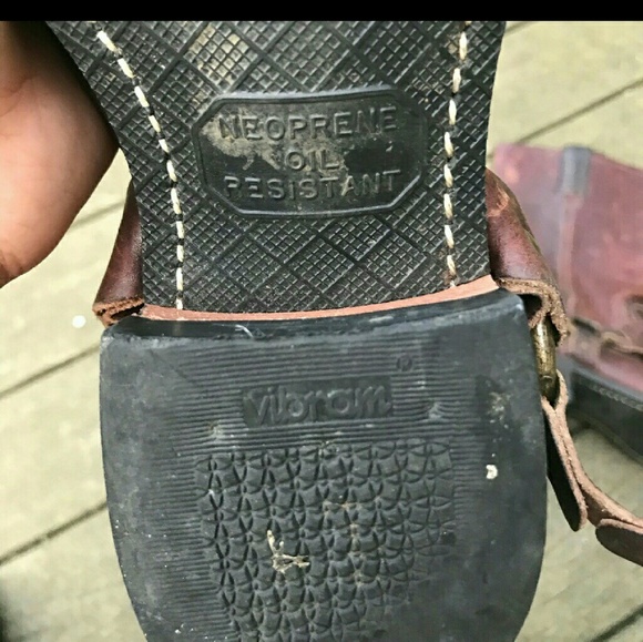 Frye Harness Boots Vintage Size 7 - Picture 5 of 5